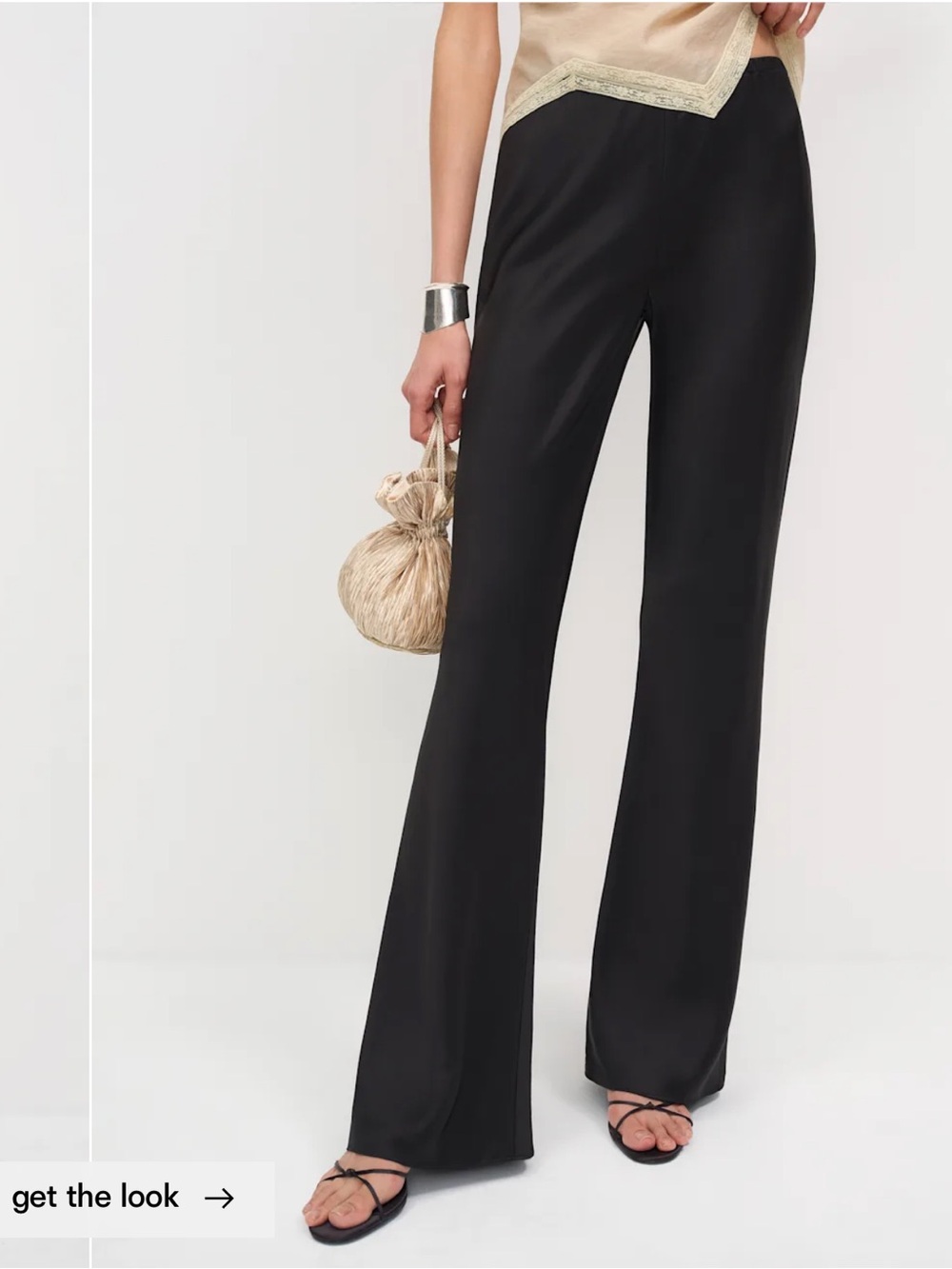 Reformation Gale Satin Pants